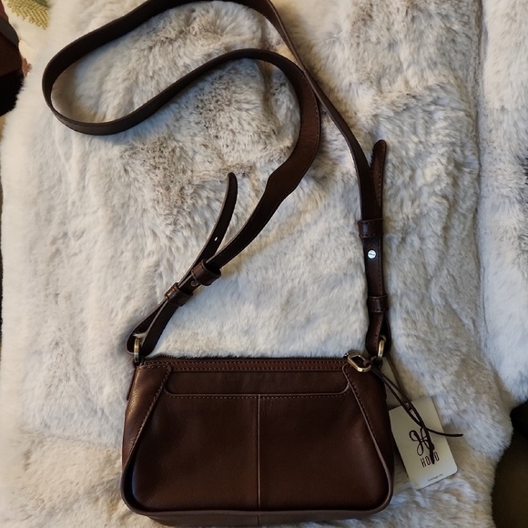 NWT Hobo Brown Leather Crossbody Bag